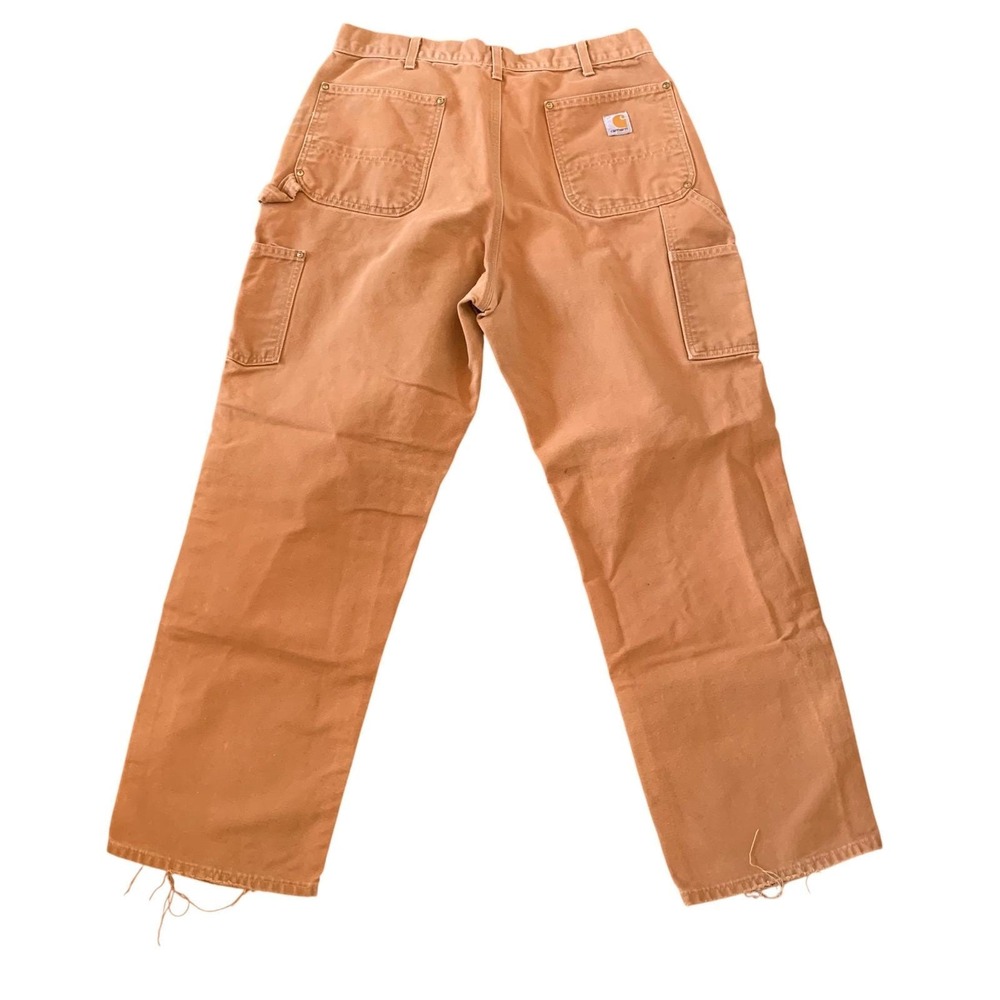 Carhartt B01 Work‎ Pants Mens Distressed Workwear Vintage Style USA 38 32 - Picture 5 of 11